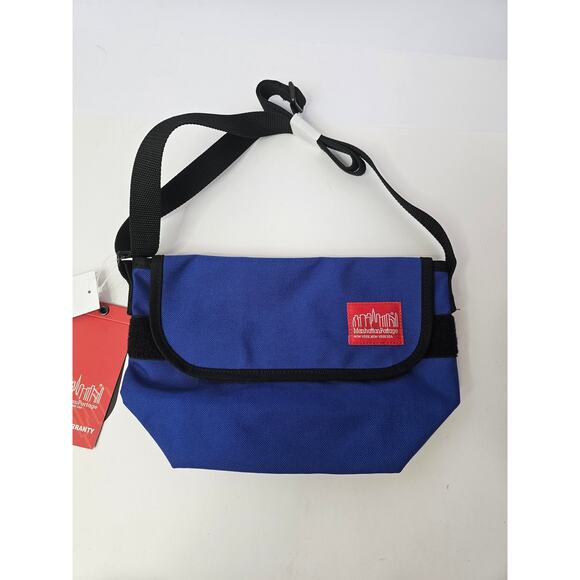 Manhattan Portage XXS Nylon Messenger Bag Royal Blue NWT - Picture 1 of 7